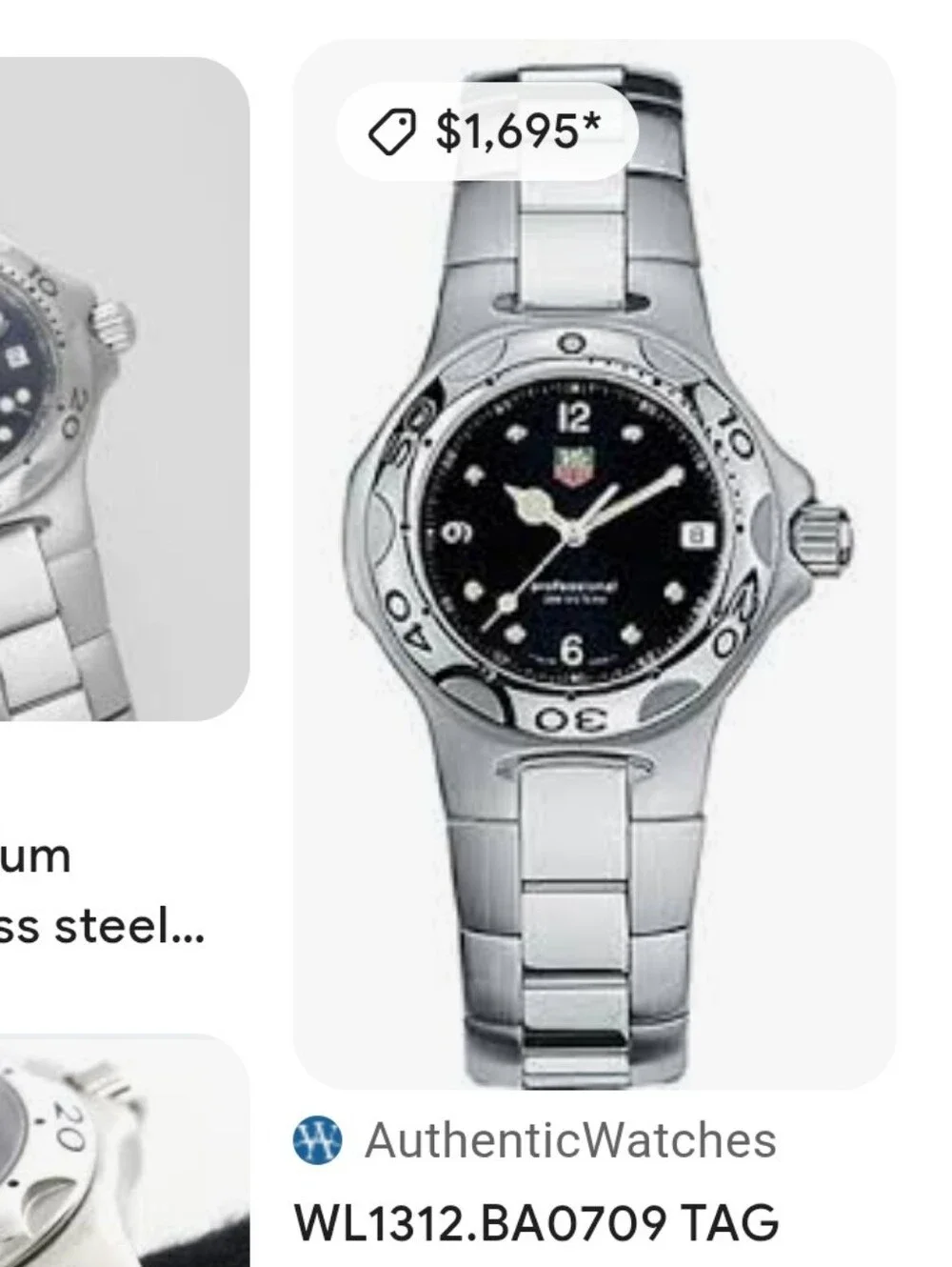 4 Women's/Men's Tag Heuer, Timex, Waltham, & Hennessy Watches ...